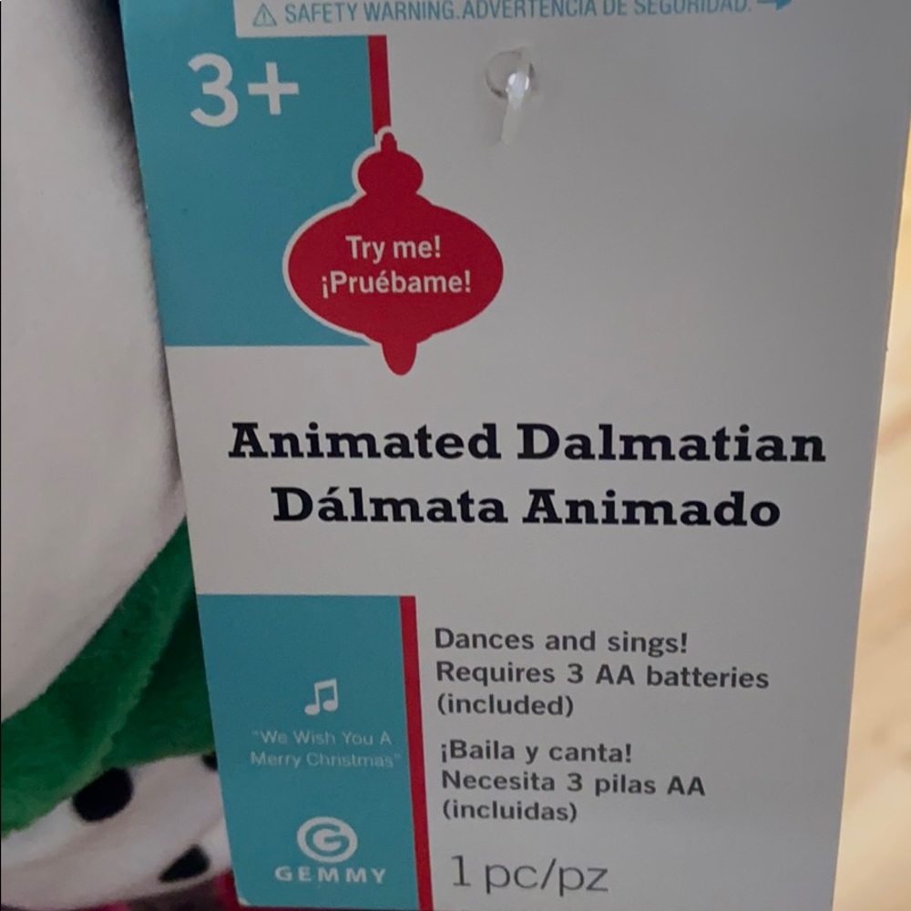 NWT Christmas animated Dalmatian dances and sings! - Picture 2 of 7